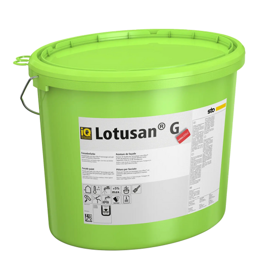 Lotusan® G (Fassadenfarbe mit Lotus-Effekt) — Produktbild